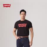 李维斯Levi's情侣美式宽松印花时尚简约舒适潮流纯棉圆领短袖T恤