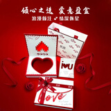 倾爱黄金耳钉女足金999许愿星金豆耳饰钩高级感金耳环送女友生日礼物 许愿星耳钉（一对）+心形礼盒