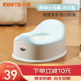 日康（rikang）儿童马桶坐便器多功能男女宝宝小马桶婴幼儿便盆RX2017-1 冰川蓝