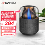 山水（SANSUI）蓝牙音响无线便携式 家用桌面多媒体小型迷你低音炮 笔记本电脑小音箱 车载喇叭360度立体声 F4