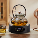 TEAHUE围炉煮茶壶煮茶器加厚玻璃耐高温烧水泡花茶白茶电陶炉煮茶炉套装