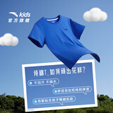 安踏儿童男童纯棉短袖夏冰爽T恤短装运动T儿童服装A72527106