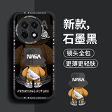 奶小鸭（NEYAA）适用一加ace5手机壳 1+ace5/5pro保护套镜头全包硅胶防摔超薄创意卡通简约网红软壳男女款 石墨黑
