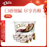 德芙（Dove）丝滑牛奶巧克力分享碗装18粒252g休闲儿童零食糖果生日新年礼物