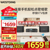 威斯汀（WESTDING）118家庭ktv音响套装点歌一体机家庭影院专业卡拉ok唱歌全套设备家用客厅k歌音箱 V02:118五单元+393