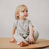 nest designs竹纤维男女童防蚊裤宝宝哈伦裤子儿童长短袖T恤 烟云灰（防蚊裤-灯笼裤版） 100 【建议身高90-102cm】