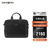 新秀丽（Samsonite）公文包休闲公文包黑色背包男女公文包男士礼物TO0*09012