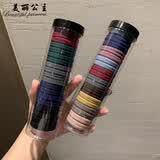 美丽公主 20条高弹力耐用无缝发绳韩国头绳不勒头发橡皮筋发圈皮筋女扎头 9#莫兰迪+复古色