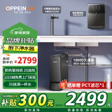 欧派(OPPEIN)净水器家用 0阻垢剂1000G厨下家用净饮机新鲜无陈水 5年RO反渗透直饮机 【人气套餐】1000G+即热款管线机