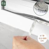 晴画美缝贴窗户缝隙密封条玻璃门静音毛条门缝封边条防风灰色9*5mm*5m