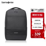 新秀丽（Samsonite）商务通勤双肩包电脑包15.6英寸男士背包书包简约大容量TX6*001