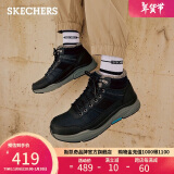 斯凯奇（Skechers）新年穿搭男靴冬季加绒保暖高帮雪地靴户外工装靴休闲商务鞋66199