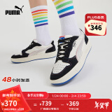 彪马（PUMA）官方【脏脏鞋】男女低帮拼接鞋面经典百搭透气板鞋PUMA LX375876 黑色-米白色-01 37.5