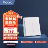 Aqara智能开关D1单火双键 已接入苹果HomeKit 智能家居 遥控开关 白色