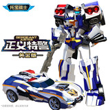 托宝战士（T0B0T）银河侦探玩具正义特警黄金版机器人金刚变形玩具儿童新年生日礼物