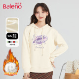 班尼路（Baleno）套头连帽卫衣女2025年春秋季薄款宽松休闲小个子外套上衣