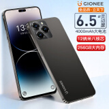 金立（Gionee）全新8核+256G八核4000毫安长续航4G全网通轻薄便宜大屏游戏电竞学生老年人百元智能机 黑色 8核+128GB