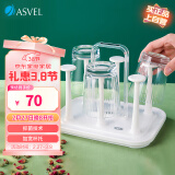 阿司倍鹭（ASVEL）日本进口塑料杯架 手提沥水茶杯玻璃杯挂架 家用杯子置物架