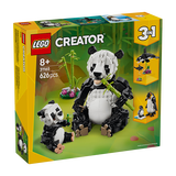 乐高（LEGO）积木31165 野生动物熊猫家族男女孩儿童玩具生日礼物