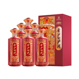 金沙回沙酒 鸿运 酱香型白酒 53度 500mL*6瓶 整箱装 大曲坤沙酒