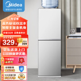 美的（Midea）饮水机家用桶装水客厅办公室双门防尘大储物柜饮水器银色 YR1518S-X 温热型