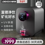 德克西（DEKEXI）台式净热一体机RO反渗透直饮机加热净水器母婴水直饮即热家用饮水机升级款WB-1 【富锶矿化】深空灰