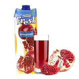 鲜芬玫瑰水饮料果汁保加利亚premium fresh玫瑰汁蔓越莓汁 石榴汁 1L*1