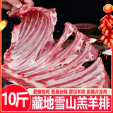 褚系严选【空运】羊肉生鲜 原切小羔羊排腿 正宗藏地高原羊肉火锅食材礼盒 藏地高原藏细羊 10斤 羊排