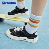 FILA FUSION斐乐潮牌POP帆布鞋女鞋2025春夏运动鞋休闲板鞋