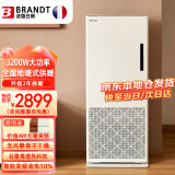 Brandt白朗取暖器石墨烯电暖器家用客厅大面积取暖神器全屋升温暖风机电暖气片婴儿踢脚线欧式快热炉浴室 L32【3200W】适用30-50㎡ 2024新款