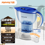 九阳（Joyoung）过滤净水器 家用滤水壶 净水壶（一壶13芯 ） 3.5L 四重过滤 智能换芯提醒 B05E