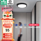 雷士（NVC）玄关走廊过道灯IP44三防led吸顶阳台灯中式现代简约灯具灯饰 夜语雷达感应 12W