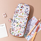 迪士尼（Disney）笔袋小学生 大容量高颜值文具盒铅笔盒文具袋男孩女孩上学学习用品 黄色A83277-M1