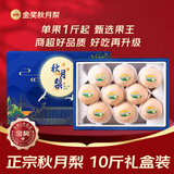 沐小七果蔬 山东莱阳冰糖秋月梨礼盒装【可送货上门】正宗送水果礼盒 大果【单果约200-300g】 5斤【双人畅享-超划算】净4.5斤