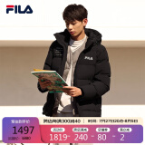 FILA 斐乐官方男子羽绒服冬季时尚休闲连帽保暖上衣外套