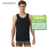 舒雅（Schiesser）男士打底背心【欧洲进口】莫代尔透气家居吊带背心E5/5643V 黑色 2XL