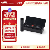 凌美(LAMY)钢笔 safari狩猎系列 含吸墨器+墨胆+笔套 金属小礼盒 磨砂黑EF尖 德国进口 送礼礼物