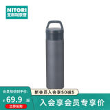 NITORI宜得利家居 大容量便携有提手水杯高颜值便携保温杯 蓝色  510ml