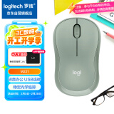 罗技（Logitech）M221 轻音鼠标 无线鼠标 办公鼠标 对称鼠标 带无线微型接收器 薄荷绿