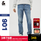 杰克·琼斯（JACK&JONES）衣服男装901修身牛仔裤男弹性品牌男裤休闲高档潮流四季款小脚裤 E39中蓝牛仔 M 腰加宽