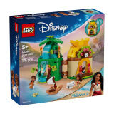 乐高（LEGO）积木迪士尼43260 莫阿娜别致小岛女孩儿童玩具生日礼物家居装饰