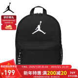 耐克NIKE运动双肩包中性旅行包书包JORDAN休闲包DV5304-010正黑小号