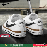 耐克（NIKE）男鞋板鞋 25春季新款时尚运动鞋舒适耐磨低帮运动休闲鞋滑板鞋 COURT LEGACY/白棕/偏小半码 43