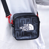 北面（The North Face）小方包男女同款春夏款户外运动休闲包2.5L斜挎包腰包单肩包3VWS 黑色/3VWS-8R0 均码