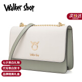 Walker Shop品牌包包女包斜挎包女士小方包送女友老婆生日七夕情人节礼物 绿色 【礼盒装/顺丰发货/闪电送达】