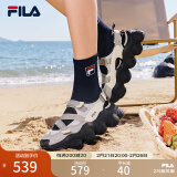 FILA 斐乐官方女鞋FRAGOLA摩登凉鞋2024夏季新款时尚休闲草莓凉鞋 燧石灰/冰灰-EI 35.5