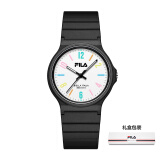 斐乐（FILA）手表初高中学生手表简约男表静音考试专用腕表个性夜光女表6641 【黑白色】FLM38-6641-002