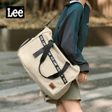 Lee短途旅行袋男大容量干湿分离健身包出差旅行包简约斜挎包女潮流 卡其色（升级款/清仓特卖）