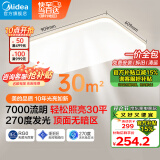 美的（Midea）客厅灯大灯led吸顶灯卧室灯简约现代餐厅灯饰灯具120瓦三色X905