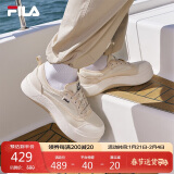 FILA 斐乐官方男鞋JELLYFISH摩登帆布鞋2024秋季新款水母鞋休闲鞋